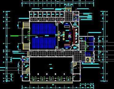 审判庭装修施工图免费下载 - 建筑装修图 - 土木工程网