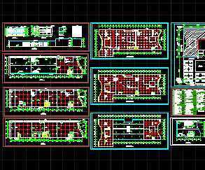 某批发市场建筑施工图免费下载 - 工业、农业建筑 - 土木工程网