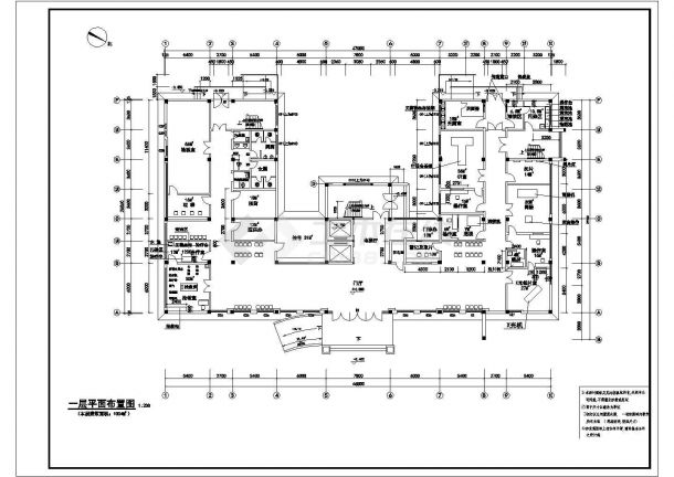 某地医院装饰工程建筑设计CAD施工图